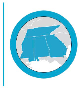 Southeast region graphic